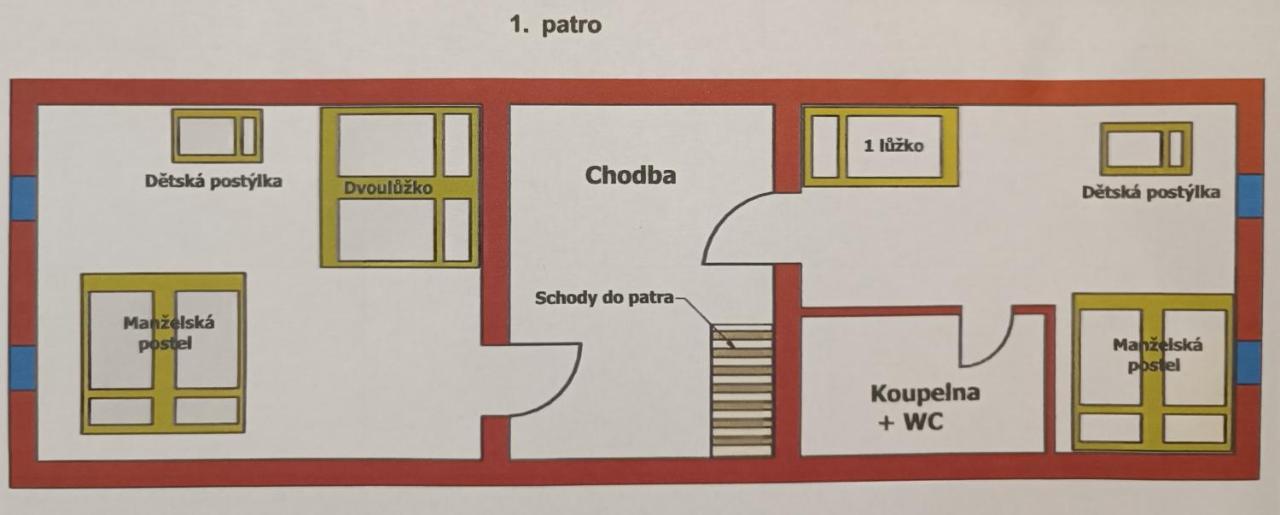 Chata "Na Pohodu" Chřibská Exteriör bild